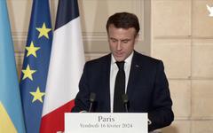 Emmanuel Macron: «nous voulons exprimer notre admiration et détermination à soutenir l'Ukraine»