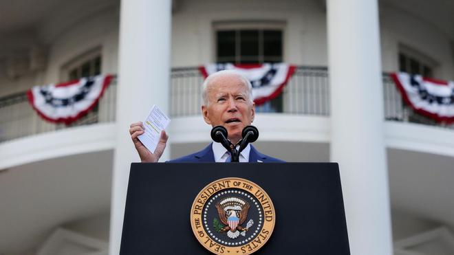 Covid-19 : le virus n’a pas encore été «vaincu», rappelle Joe Biden