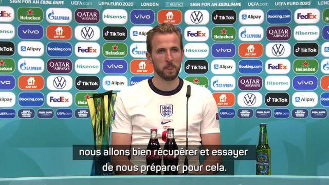 Foot - Euro - Angleterre-DAN - Harry Kane désigné homme du match entre l'Angleterre et le Danemark