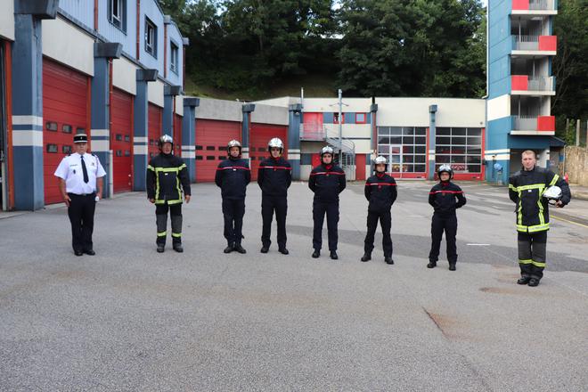 Cherbourg : des pompiers honorés à l’occasion du 14 Juillet