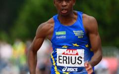 Athlé - Championnat d'Europe - Juniors - Le cadet Jeff Erius vice-champion d'Europe juniors du 100 m