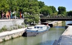 Narbonne : le canal de la Robine touché par la sécheresse