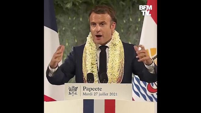 "Vaccinez-vous pour vous et pour la France": le nouvel appel d'Emmanuel Macron à Tahiti