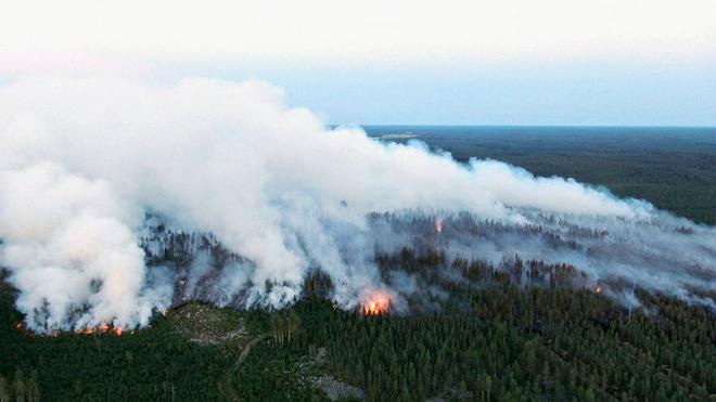 La Finlande subit son plus grand feu de forêt depuis 50 ans