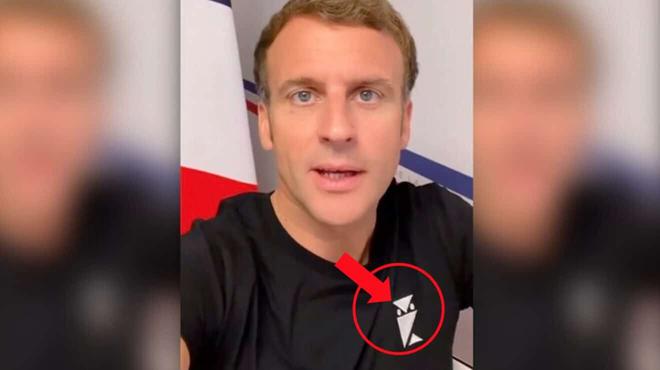 Emmanuel Macron : le logo sur son tee-shirt intrigue beaucoup… et pour cause !