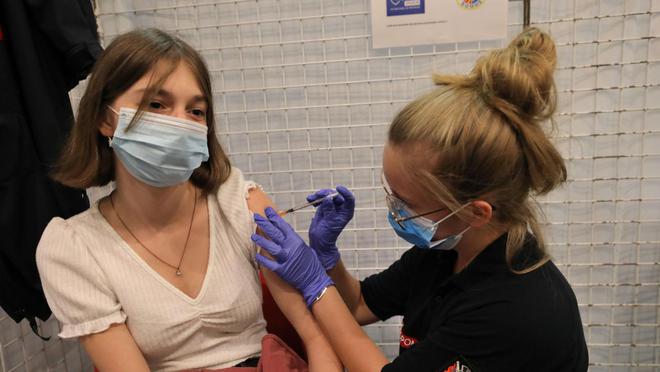 Des airpods offert aux jeunes de Washington après leur première dose de vaccin