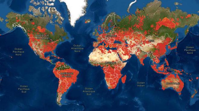 CARTE - Les régions du monde en proie aux incendies