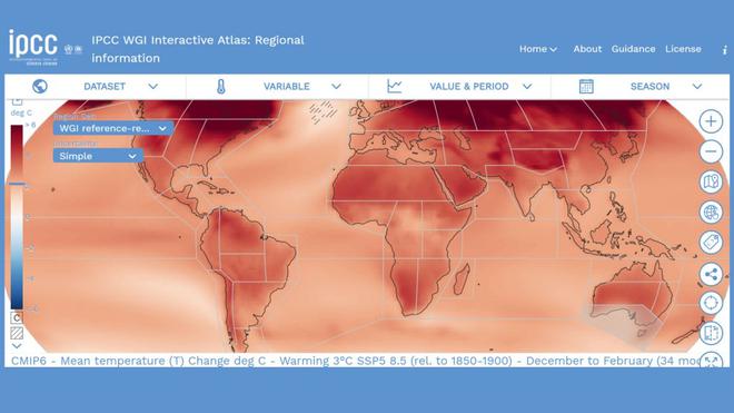 Cet atlas interactif du GIEC montre l’avenir de la planète