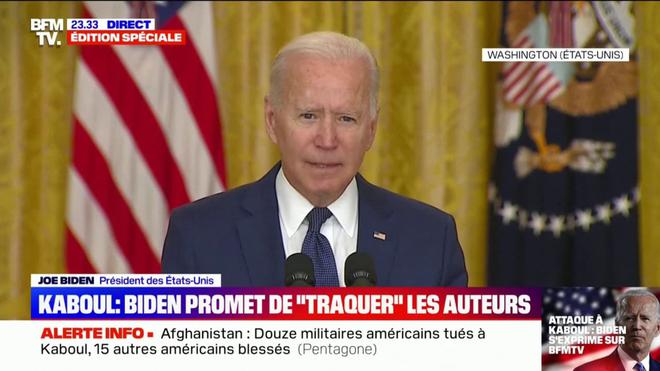 Afghanistan: Joe Biden affirme que les États-Unis vont "poursuivre les évacuations"