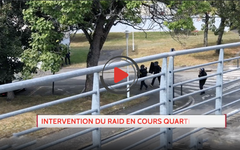 Nantes : Intervention du RAID en cours dans le quartier de la Bottière. Evitez le secteur