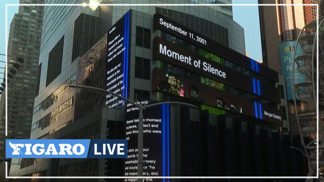 20 ans après les attentats du 11-Septembre, une minute de silence observée à Time Square