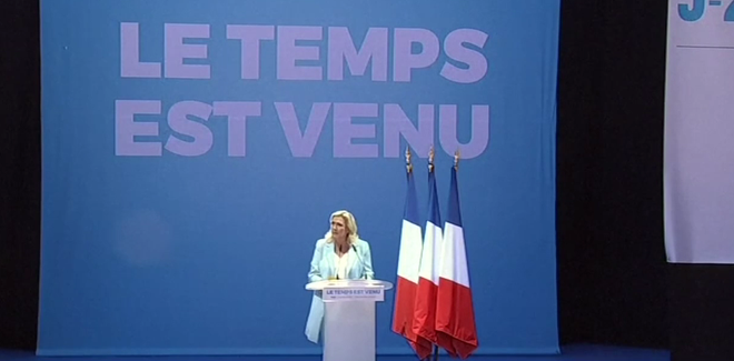 Marine Le Pen lance sa campagne des présidentielles 2022 à Fréjus : « Nous sommes arrivés à un carrefour, dont une voie conduit a l’abîme et l’autre au sommet »