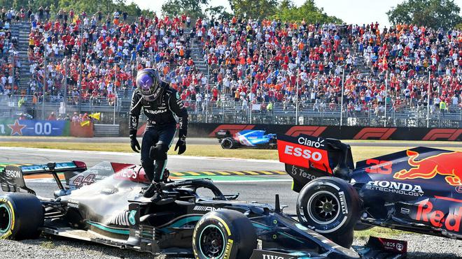 Formule 1 : incroyable collision entre Verstappen et Hamilton, doublé des McLaren en Italie