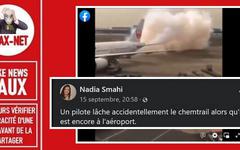 Non, le pilote de cet avion ne lâche pas des chemtrails.