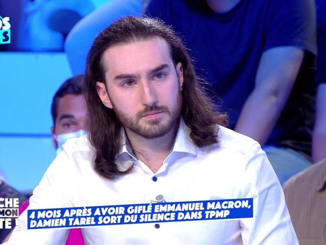 « T’es un petit bouffon » : Damien Tarel, l’homme qui a giflé Emmanuel Macron, violemment pris à partie par un chroniqueur (vidéo)