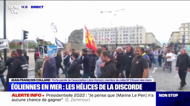 Éoliennes en mer: les pêcheurs du Havre et de Cherbourg en colère