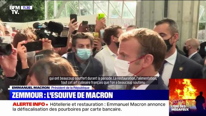 "Ce n'est pas au Président de commenter les débats": Emmanuel Macron refuse de se prononcer sur Éric Zemmour