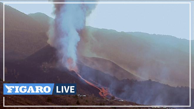 Aux Canaries, le volcan Cumbre Vieja continue de cracher de la lave et des cendres