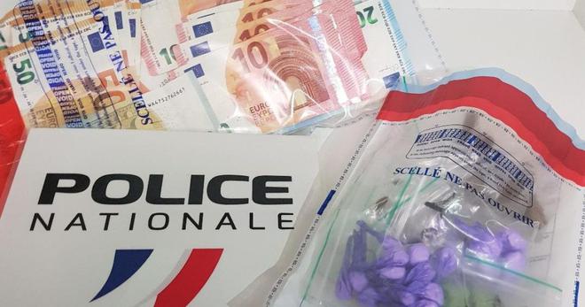Un dealer interpellé à Besançon avec 1.600€ en liquide et 2.700€ de stupéfiants