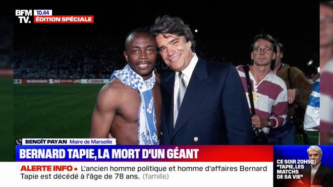 "Ce matin, Marseille se réveille sidérée": Benoît Payan, maire de Marseille, réagit à l'annonce de la mort de Bernard Tapie