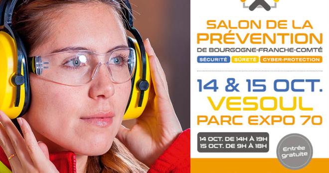 Sécurité, cyberprotection, santé au travail… Le Salon de la prévention de Bourgogne Franche-Comté revient les 14 et 15 octobre à Vesoul