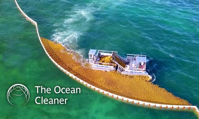 Un catamaran français s’attaque aux déchets et aux algues nocives