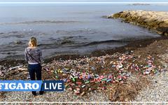 Marseille: les plages jonchées de détritus au lendemain des fortes pluies