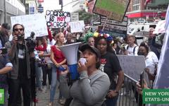 Covid-19 : des centaines d'enseignants manifestent contre la vaccination obligatoire à New York