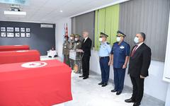Tunisie : Une cérémonie funèbre à l’hôpital militaire en hommage aux martyrs de l’accident d’hélicoptère