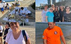 Olivia Cattan, depuis Israël. Les Olim français et russes venus nettoyer la plage de Bat yam