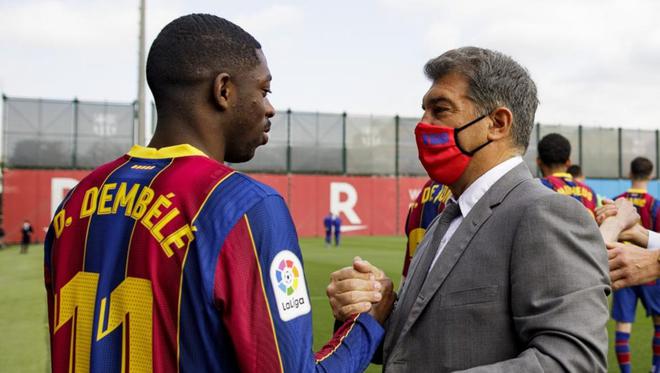 FC Barcelone : L’importance annonce de Joan Laporta sur Ousmane Dembélé
