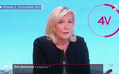 Marine Le Pen critique un programme d’Eric Zemmour «marqué par un ultralibéralisme»
