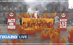 COP26: Des manifestants installent un champ «d'incendies du climat»