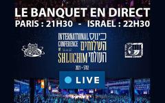 VIDEO LIVE. Kinous Hachlou’him 5782 : La grande soirée du Banquet en direct à 21h30 à Paris