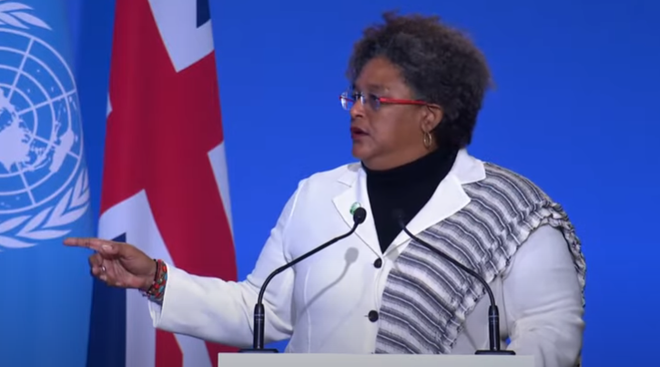 "Les agneaux sacrifiés du réchauffement climatique" : le discours percutant de la Première ministre de la Barbade à la COP26