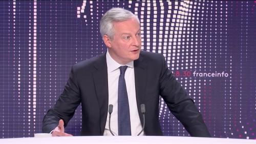 Cinquième vague du Covid-19 : Bruno Le Maire n'a pas "d'inquiétude particulière pour la croissance française"