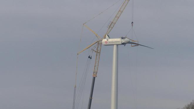 Éoliennes : les opérations de levage ont commencé à Roman-Grandvilliers, dans l’Eure