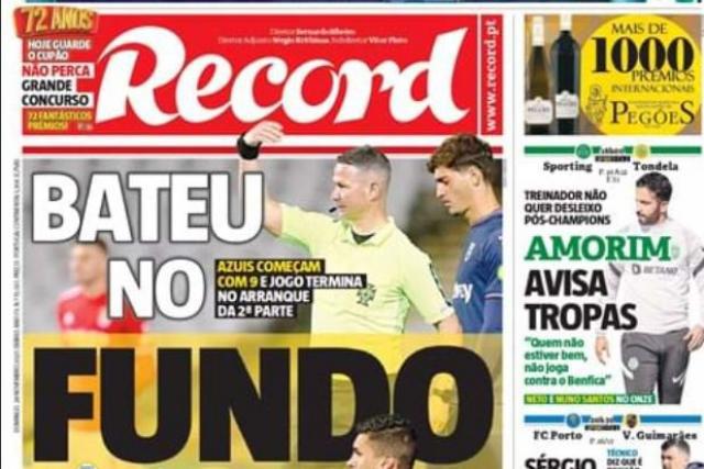 Foot - Portugal - « Honteux », « une farce », « On touche le fond » : la presse européenne s'indigne après Belenenses - Benfica