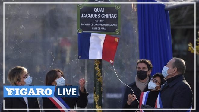 Anne Hidalgo inaugure le nouveau quai Jacques Chirac à Paris