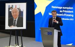 L'hommage de Macron et des dirigeants de l'UE à Giscard d'Estaing, "grand capitaine" de l'Europe