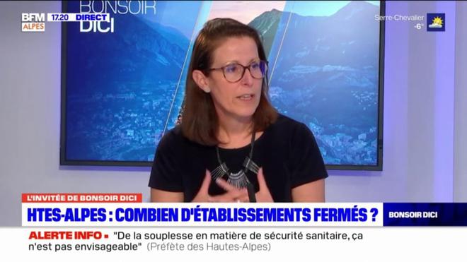 Covid-19: Martine Clavel, la préfète des Hautes-Alpes, explique que dans l'ensemble, les contrôles des établissements "sont satisfaisants"