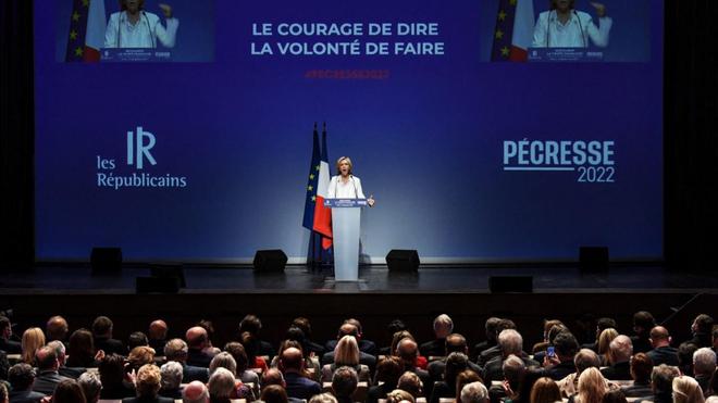 "Le courage de dire, la volonté de faire" : le slogan de Valérie Pécresse, le même que le FN en 1986 ?