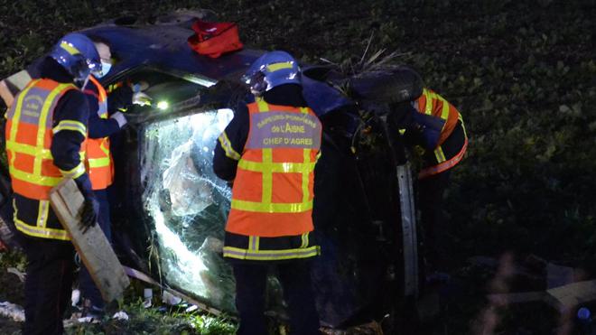 Grave accident de voiture sur la RN2 au niveau de Chivy-lès-Étouvelles