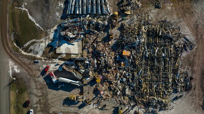 Tornades meurtrières aux Etats-Unis : pourquoi tant d’employés travaillaient-ils en pleine tempête ?