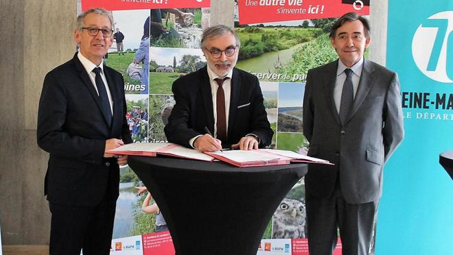Le Parc naturel des boucles de la Seine normande signe un nouvel engagement jusqu’en 2023