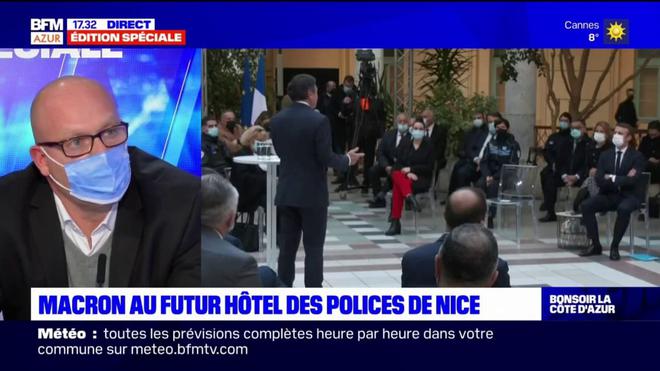 Futur hôtel des polices de Nice: Laurent Martin de Frémont (Unité SGP-Police) se réjouit de "pouvoir enfin travailler dans des conditions décentes"