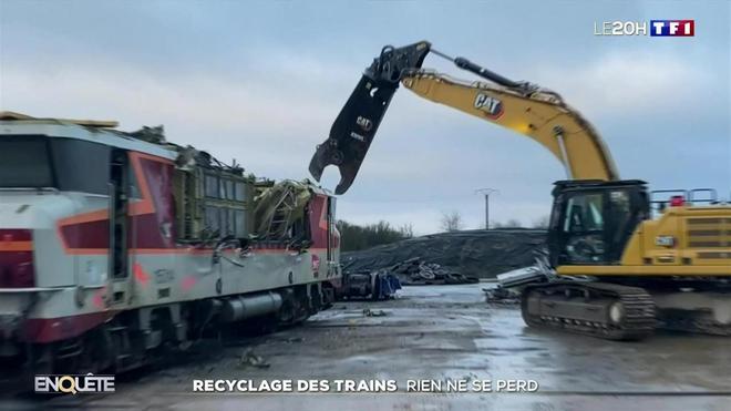 Recyclage des trains : rien ne se perd