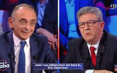Audiences TV : 1,8 million de téléspectateurs devant le duel Jean-Luc Mélenchon - Éric Zemmour