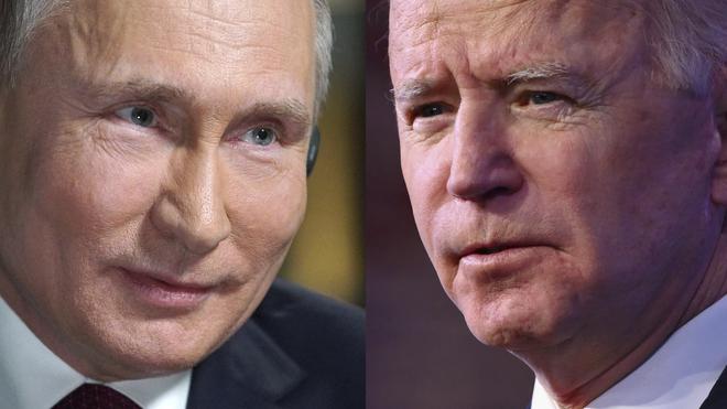 Tensions entre l'Ukraine et la Russie: Joe Biden prêt à rencontrer Vladimir Poutine "à tout moment"