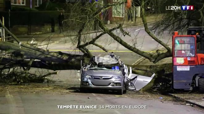 Tempête Eunice : au moins 14 morts en Europe